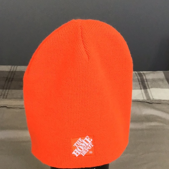 Unisex Orange Home Depot Beanie NWOT - Picture 3 of 6